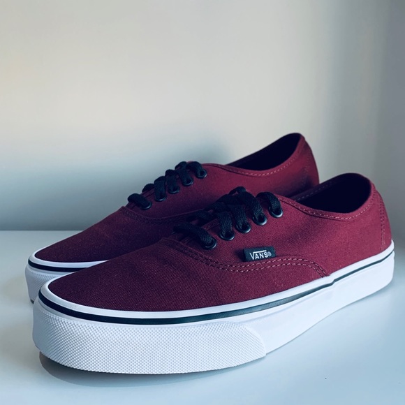 Vans Other - VANS Authentic Men Sneakers Port Royale Red/Black